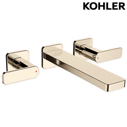 KOHLER Parallel 附牆浴缸龍頭(法蘭金) K-23491T-4-AF