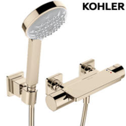 KOHLER Parallel 恆溫沐浴龍頭(法蘭金) K-23522T-9-AF