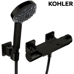 KOHLER Parallel 恆溫沐浴龍頭(啞光黑) K-23522T-9-BL