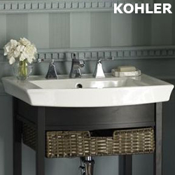 KOHLER Archer 三孔半嵌檯面盆(60.8cm) K-2358-8