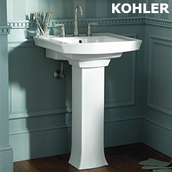KOHLER Archer 瓷腳面盆(60.8cm) K-2359T-8-0