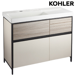 KOHLER MAXISPACE 2.0 浴櫃盆組 - 奶茶米色(100cm) K-23800T-MT9_K-24370T-1
