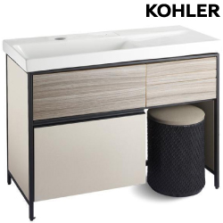 KOHLER MAXISPACE 2.0 浴櫃盆組 - 奶茶米色(100cm) K-23801T-MT9_K-24370T-1