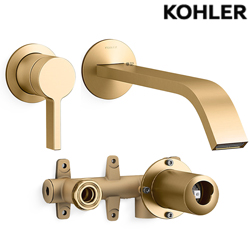 KOHLER Components 壁式龍頭組(摩登金) K-23888T_28138T_77980T-4-2MB