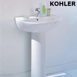 KOHLER Patio 瓷腳面盆(55x45cm) K-2477T-1-0