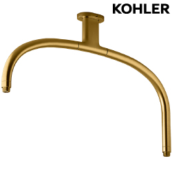 KOHLER Statement 吸頂式雙花灑臂含軸心(摩登金) K-26305T-2MB