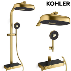 KOHLER Anthem 恆溫三路淋浴柱(摩登金) K-26332T-9-2MB