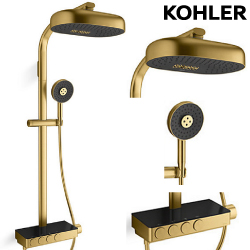 KOHLER Anthem 恆溫四路淋浴柱(摩登金) K-26334T-9-2MB