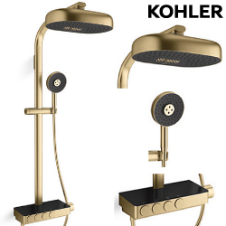 KOHLER Anthem 恆溫四路淋浴柱(法蘭金) K-26334T-9-AF