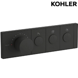 KOHLER Anthem 三路控制面板(霧黑) K-26347T-9-BL