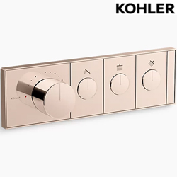 KOHLER Anthem 三路控制面板(玫瑰金) K-26347T-9-RGD