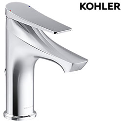 KOHLER Fore Arc 檯面單槍龍頭-拉提落水頭 (鍍鉻) K-29176T-4-CP