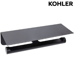 KOHLER July 雙廁紙架附置物平台(啞光黑) K-29229T-BL