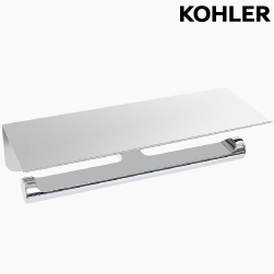 ★ 經銷精選優惠 ★ KOHLER July 雙廁紙架附置物平台(亮鉻) K-29229T-CP