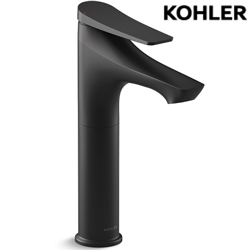 ★ 個性盡顯優惠 ★ KOHLER Fore Arc 高腳臉盆龍頭(霧黑) K-29547T-4-BL