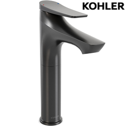 ★ 廚衛升級優惠 ★ KOHLER Fore Arc 高腳臉盆龍頭(霧影墨) K-29547T-ZZ-BGP
