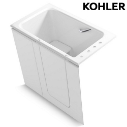 KOHLER Belay 走入式壓克力浴缸(120cm-右角位) K-29719T-RCP-0