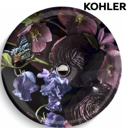 KOHLER in Midnight Floral™ on Carillon® Round Wading Pool® (44.9cm) K-30333-DM2-0