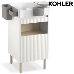 ★ 永續美學優惠 ★ KOHLER Spacity 浴櫃盆組 - 粉嫩白色(45cm) K-31551T-0_K-32160T-PPW