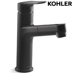 ★ 永續美學優惠 ★ KOHLER Accliv 伸縮面盆龍頭(霧黑) K-33069T-4-BL