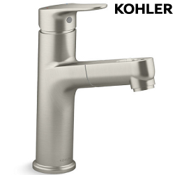 ★ 永續美學優惠 ★ KOHLER Accliv 伸縮面盆龍頭(羅曼銀) K-33069T-4-BN