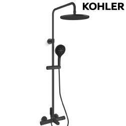 ★ 個性盡顯優惠 ★ KOHLER Accliv 恆溫三路淋浴柱(霧黑) K-33091T-9-BL