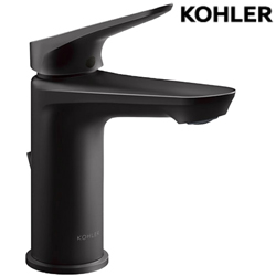 ★ 個性盡顯優惠 ★ KOHLER Fluence 臉盆龍頭(霧黑) K-33811T-4-BL