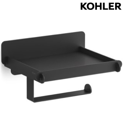 KOHLER Spacity 衛生紙架(霧黑) K-38918T-BL