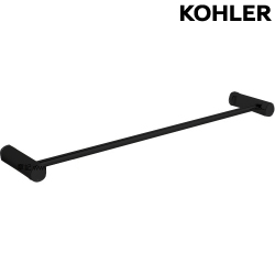 ★ 設計趨勢優惠 ★ KOHLER July 單桿毛巾桿(啞光黑) K-45396T-BL