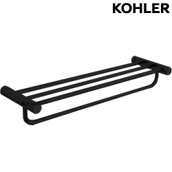 ★ 設計趨勢優惠 ★ KOHLER July 置衣毛巾架(啞光黑) K-45400T-BL