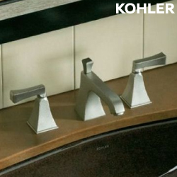 KOHLER Memoirs 三件式臉盆龍頭(羅曼銀) K-454T-4V-BN