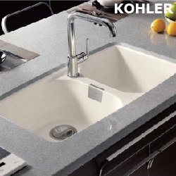 KOHLER Forte 人造石下嵌式水槽(80x45cm) K-45612T-1F-STA