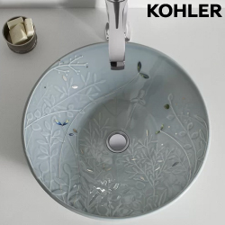KOHLER Gilded Meadow 藝術盆(41.3cm) K-45922-DF-K7