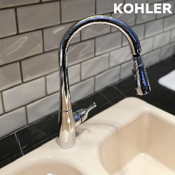 KOHLER Simplice 伸縮廚房龍頭 K-597T-B4-CP