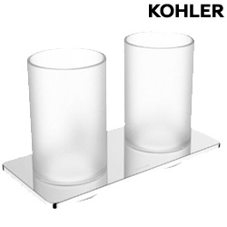 KOHLER July 雙漱口杯架 K-72900T-CP