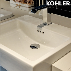 KOHLER Ladena 單孔前嵌檯面盆(54.5cm) K-72907K-1-0