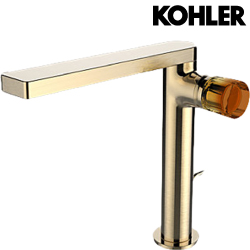 KOHLER Composed 高腳臉盆龍頭(琥珀金把手) K-73159T-7ACH-BV