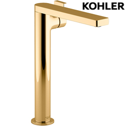 KOHLER Composed 超高腳臉盆龍頭(爵士金) K-73170T-4-PGD