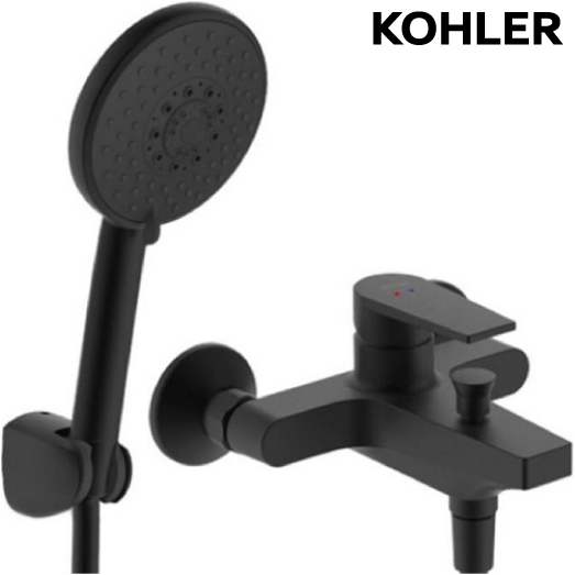 ★ 經銷精選優惠 ★ KOHLER Taut 沐浴龍頭(啞光黑) K-74036T-4-BL