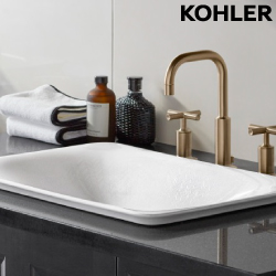 KOHLER Sartorial 波紋上嵌方臉盆(53.6cm) K-75749-HD1-0