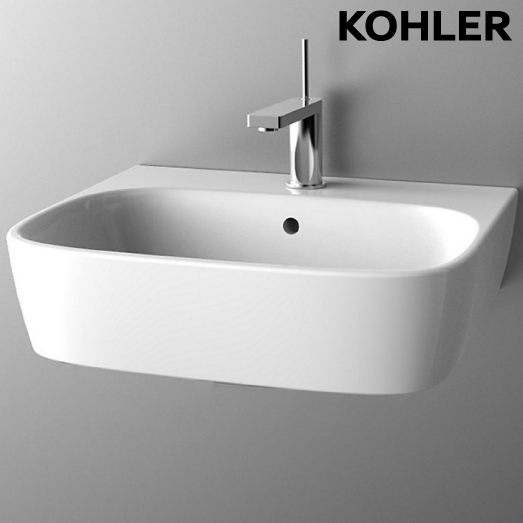 ★ 經銷精選優惠 ★ KOHLER ModernLife 壁掛式面盆(55cm) K-77767K-1-0