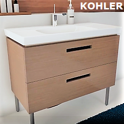 KOHLER ModernLife 浴櫃盆組(90cm) K-77838T-1-0_K-77138T-S01