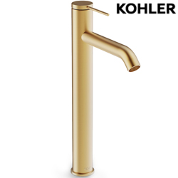 KOHLER Components 超高腳臉盆龍頭(摩登金) K-77960T-4A-2MB