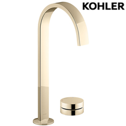 KOHLER Components 高腳臉盆龍頭(法蘭金) K-77966T-AF_K-77963T-8A-AF