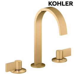 KOHLER Components 三件式臉盆龍頭(摩登金) K-77968T-2MB_77990T-4-2MB