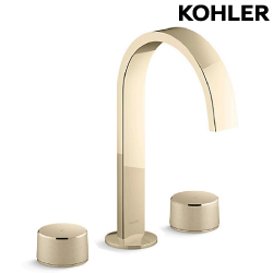 KOHLER Components 三件式臉盆龍頭(法蘭金)  K-77968T-AF_K-77990T-8-AF