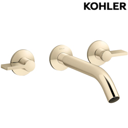 KOHLER Components 附牆浴缸龍頭含預埋軸心(法蘭金) K-78014T-4-AF