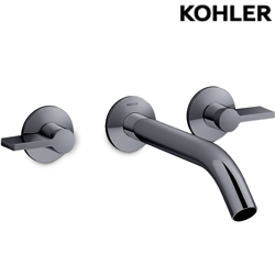 KOHLER Components 附牆浴缸龍頭含預埋軸心(鈦空銀) K-78014T-4-TT