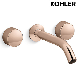 KOHLER Components 附牆浴缸龍頭含預埋軸心(玫瑰金) K-78014T-8-RGD