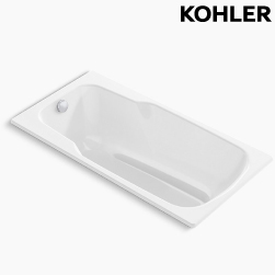 KOHLER Quietude 嵌入式鑄鐵浴缸 (140cm) K-8262T-0